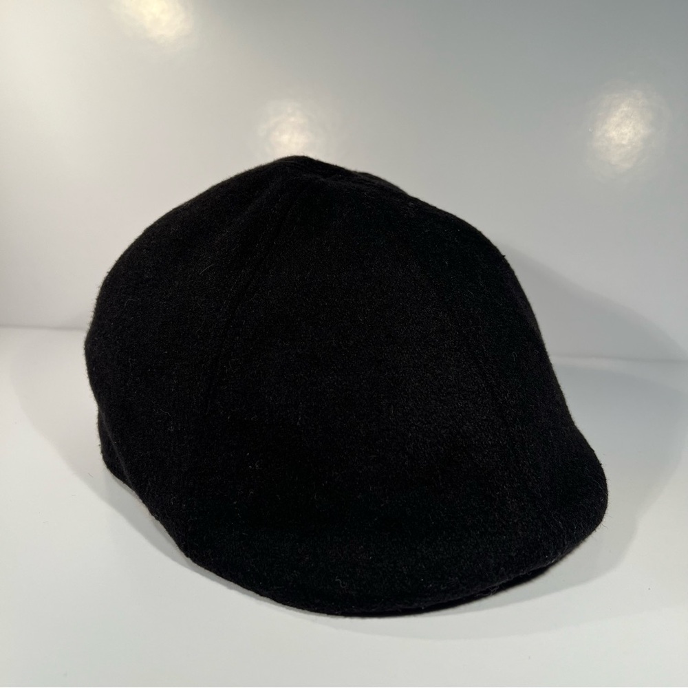 London Fog Men’s Cabbie Newboy Black Hat